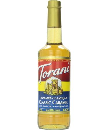 Torani Classic Caramel Syrup 750 milliliters & Caramel Squeeze Sauce 16.5 Fluid Ounce Caramel Syrup + Squeeze Sauce 750 ml (Pack of 1) - Buy Online on SooperMarket.com