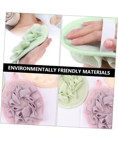 Angoily 4pcs Pure Flower Bath Balls - Loofah Sponges & Body Brushes for Shower & Bath - Enhance Your Bathing Experience - Buy Online on SooperMarket.com
