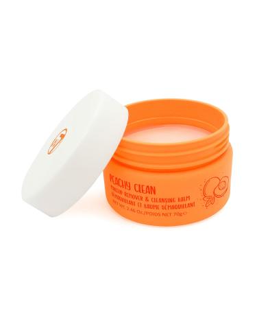 W7 Peachy Clean Makeup Remover & Cleansing Balm - Natural Peach Extract - Clean Oil Free Skin 70 g (Pack of 1)