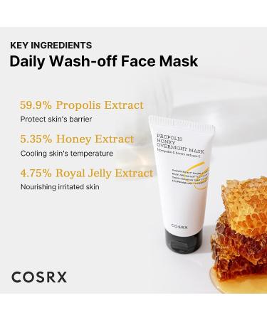 COSRX Propolis Extract Honey Overnight Mask 60ml - Ultimate Moisturizing Formula - Buy Online on SooperMarket.com
