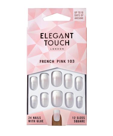 Elegant Touch French Nails 103 French Pink 103 24 Count (Pack of 1)