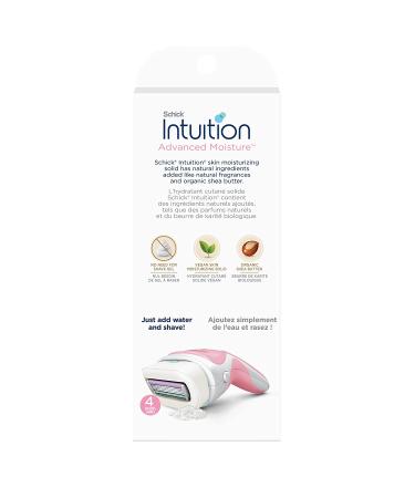 Schick Intuition Advanced Moisturizing Womens Razor with Shea Butter - 1 Handle + 2 Refills - Buy Online on SooperMarket.com