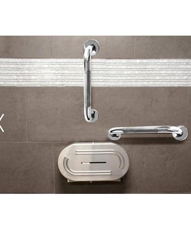 Grab Bars for Shower 2 Pack 12 Inch Anti Slip Shower Handles for Elderly Safety Shower Grab Bar Stainless Steel Handicap Grab Bars for Bathroom 12Inch - Buy Online on SooperMarket.com