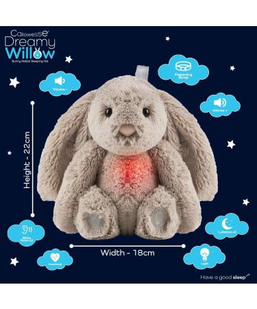 Callowesse Dreamy Willow Bunny Baby Sleep Aid with Smart Cry Sensor - 6 Soothing Sounds and Night Light - Buy Online on SooperMarket.com
