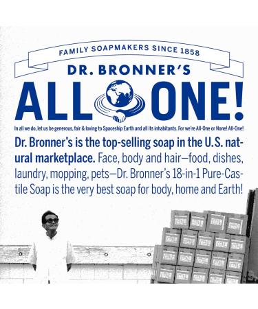 Dr. Bronner's Organic Citrus Castile Liquid Soap - 1 Gallon | 18-in-1 Uses for Face, Body, Hair, Laundry, Pets & Dishes | Vegan & Non-GMO | Concentrated Formula | 128 Fl Oz - Buy Online on SooperMarket.com