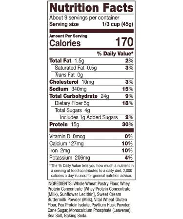 Bob's Red Mill Protein Pancake & Waffle Mix - 14 oz | High-Protein Breakfast Mix - Buy Online on SooperMarket.com