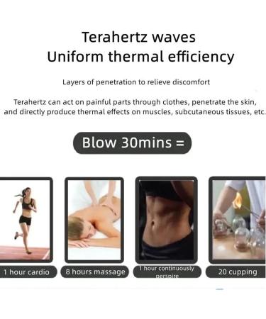 Terahertz Physiotherapy Device Terahertz Wave Physiotherapy Instrument with 2-Speed Temperature Adjustable Promote Cells Regeneration and Relax Muscle for Improve Sleep Eliminate Fatigue - Buy Online on SooperMarket.com