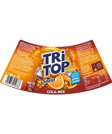 Buy Tri Top Beverage Syrup Set | Orange Cola Lemon Lime & Cherry - 3x600ml | International Shipping Available - Buy Online on SooperMarket.com