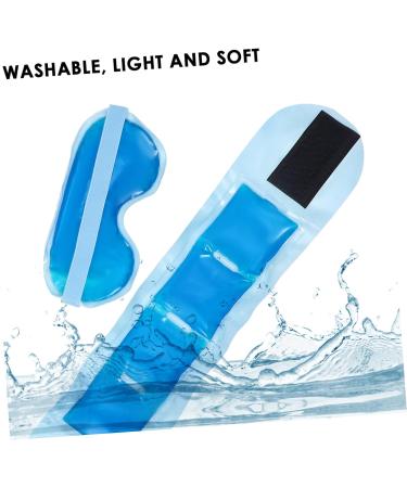 PLAFOPE 1 Set Neck Wrap Eye Mask Set Night Mask Anti-fatigue Eye Cooling Gel Eye Masks Gel Headache Headband Gel Pad Sleep Blindfold Cosmetology Kit Ice Eye Patch Cold Compress Eye Suede - Buy Online on SooperMarket.com