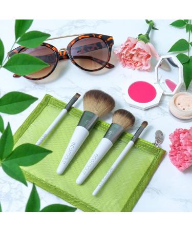 EcoTools On The Go Brush Set - 4 Piece with Dual Pocket Case | Eco-Friendly Beauty Tools - Buy Online on SooperMarket.com