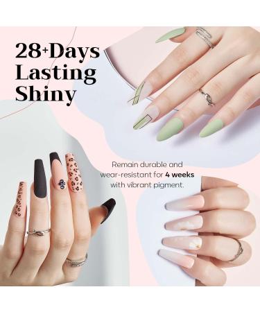 Modelones Gel Nail Kit - 12 Colors Gel Nail Polish Set with Lamp | Starter Kit with 48W Nail Lamp and Manicure Tools | DIY Nail Art at Home - Buy Online on SooperMarket.com