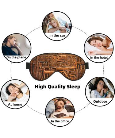 SSIMOO Native American Soft Sleep Eye Mask | Breathable Eye Patch for Women | Perfect Travel & Relaxation Accessory - Black - Buy Online on SooperMarket.com
