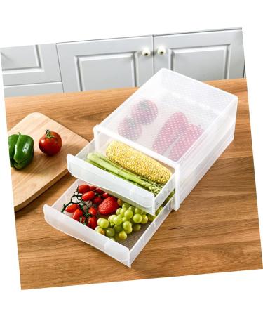 OSALADI 1 pc box Home Container Dumplings Double-deck Containe Eggs Transparent Plastic Deck re-usable Transparent Color 36X26CM double-deck - Buy Online on SooperMarket.com