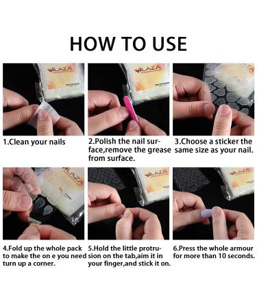 Laza 240 Pcs Thin Breathable Adhesive Tabs Fake Nail Glue Sticker - Super Sticky Double Sided Tips (Germany Jelly Gel) - Flexible and Easy to Apply for Acrylic False Nails Manicure Tape - Buy Online on SooperMarket.com
