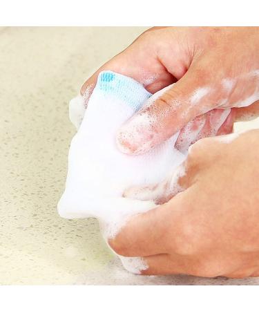 100 PCS Exfoliating Mesh Soap Pouch - Soap Saver Drawstring Bags - Random Color - 9*15cm - Buy Online on SooperMarket.com