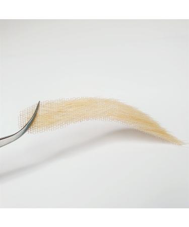 XXL Lashes semi-permanent artificial eyebrows for sticking handmade with missing too few or almost non-existent eyebrows for a natural look including skin adhesive blonde
