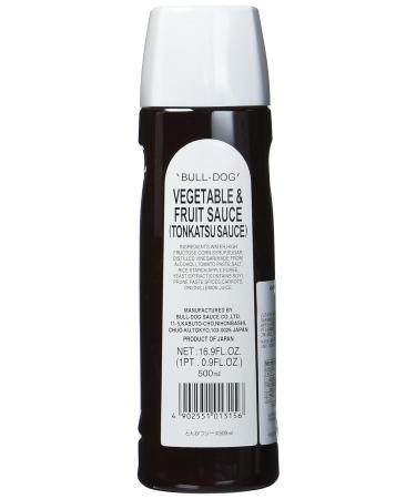 Buy Bulldog Tonkatsu Sauce 500ml - Authentic Japanese Flavor for International Shipping - Buy Online on SooperMarket.com