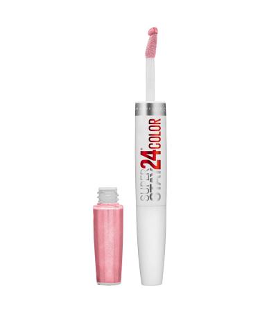 Maybelline Super Stay 24  2-Step Liquid Lipstick Makeup  Long Lasting Highly Pigmented Color with Moisturizing Balm  So Pearly Pink  Coral Pink  1 Count 110 SO PEARLY PINK 1 Count (Pack of 1)
