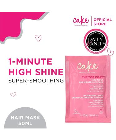 Shop Cake Beauty Top Coat High Shine Hair Mask 1.69 fl oz | Nourishing Shine & Fast Results - Buy Online on SooperMarket.com