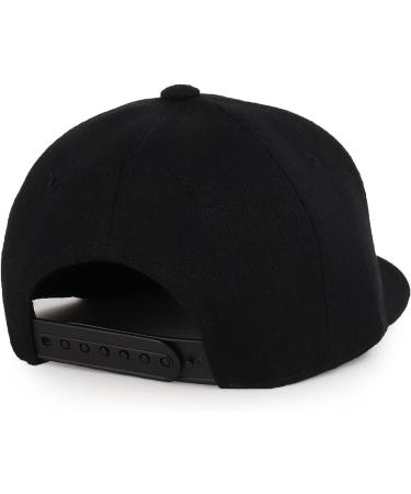 Infant to Toddler Kid's Black Flatbill Snapback Cap - Trendy Apparel Shop - One Size - Buy Online on SooperMarket.com