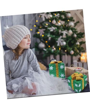 Cabilock Box Shop Decoration Decorative Wall Basket Showcase Adornment Christmas Bag Green 15.00X15.00X15.00CM - Buy Online on SooperMarket.com