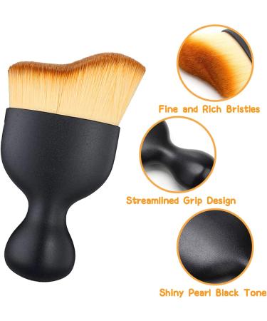 Tanning and Makeup Brush Angled Flat Foundation Brush Fake Tan Brush Contouring Brush Blush Brush for Liquid Foundation Cream or Cosmetics - Buy Online on SooperMarket.com