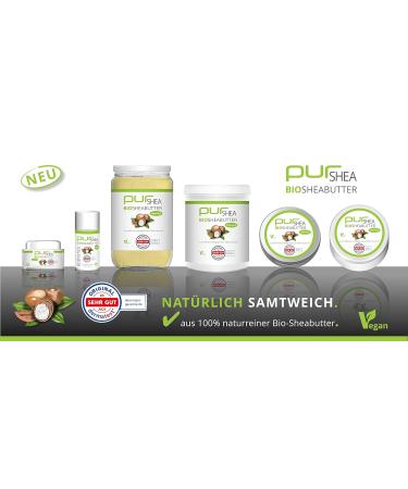 Premium Organic Purshea Bio Shea Butter (2x500ml) - Cold-Pressed Vegan Additive-Free & Plastic-Free in Glass Jar - Buy Online on SooperMarket.com