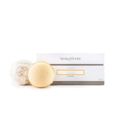 Aromaworks Serenity Aromabomb Duo - Free Your Mind From Stresses Of The Day - Energize Your Mind - Features A Warm Aroma - Key Ingredients Of Lavender Neroli And Lemongrass - 2 X 8.81 Oz Bath Bomb Serenity 2 Count (Pack...