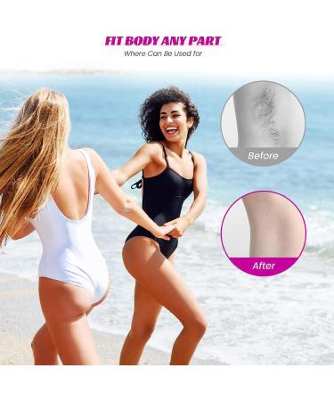 Hoyesch Crystal Hair Eraser for Women and Men - Reusable Painless Hair Remover Tool - Purple - Buy Online on SooperMarket.com