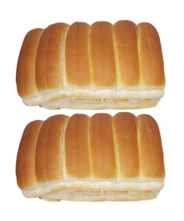 New England Split-top Frankfurter Hot Dog Bun or Lobster Rolls - Pack of 6, 12 or 24 count 24 Count (Pack of 1)