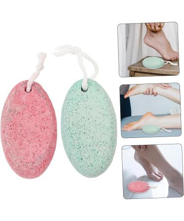 FRCOLOR 2 x Pumice Stone Face Sponge Face Scrubs Foot Scrubs Natural Sponge Body Scrub Pedicure Stone Foot Stones Grinding Dead Skin Remover Springboard - Buy Online on SooperMarket.com