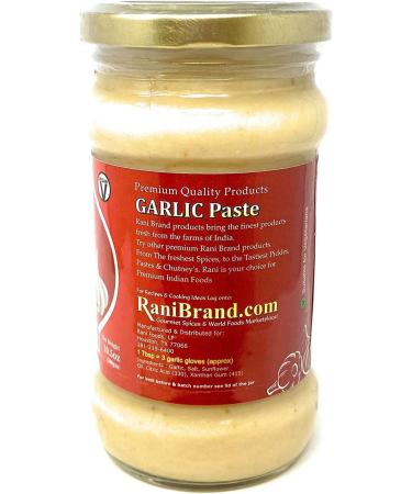 Rani Garlic Cooking Paste 10.5oz (300g) Glass Jar - Vegan, Gluten-Free, Non-GMO, No Colors - Indian Origin Garlic Paste - 300g (1 Pack) - Buy Online on SooperMarket.com