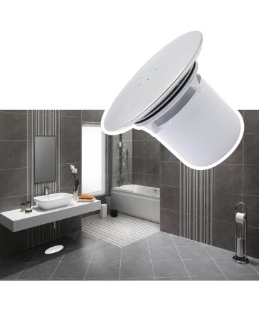 Plastic Shower Plughole Cover Shower Trap Cover Replacement Waste Drain Cap Tube Plug Anti-Odor Hole Cover Shower Drain Cover Bathroom Shower Waste Trap Cover - Buy Online on SooperMarket.com