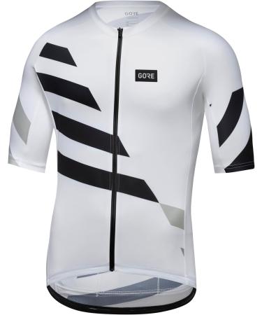 GORE WEAR Spirit Signal Chaos Jersey XL - White/Black | Premium Cycling Apparel for International Shipping - Buy Online on SooperMarket.com
