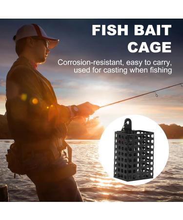 Anseom 6-Piece Metal Fishing Feeder Basket Set | Lead-Free Forage Baskets with Weights (10g 20g 40g 50g 60g) - Ideal for International Shipping - Buy Online on SooperMarket.com