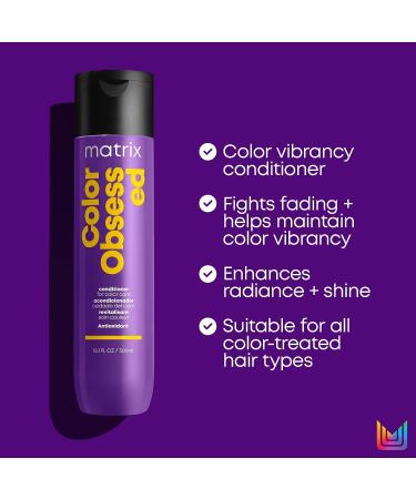 Matrix Color Obsessed Antioxidant Conditioner 33.8 Fl Oz (Pack of 1) | Prevents Fading, Enhances Hair Color | For Color Treated Hair, Sulfate-Free, Cruelty Free | Salon Quality - Buy Online on SooperMarket.com