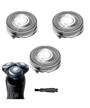 SH50/52 Replacement Blades Compatible with Norelco Series 5000 Razors Series 5000 SH50 Replacement Shaving Heads Blade for Electric Razor Series 5000 (S5xxx) ATXX (S5xxx) PTXX (PT8xx PT7xx) 1 Count (Pack of 3)