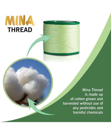 MINA Organic Cotton Eyebrow Threading Thread - 300m Spool - Buy Online on SooperMarket.com
