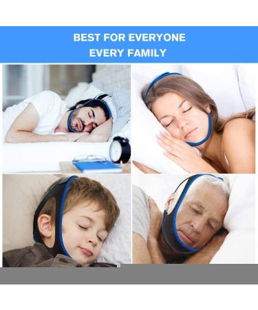 KETINAU Snoring Chin Strap - Adjustable Snore Device for Men and Women - Blue - Buy Online on SooperMarket.com