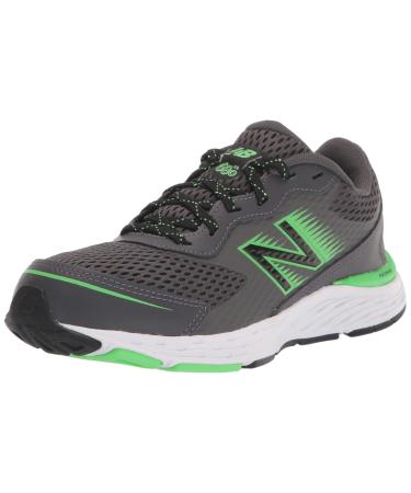 New Balance Kid's 680 V6 Lace-up Running Shoe Little Kid (4-8 Years) 3 Little Kid Magnet/Vibrant Spring/Black