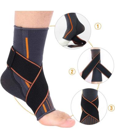 Sports Ankle Brace Compression Support Sleeve Ankle Strap-Achilles Tendon Support Ankle Support for Ligament Damage S for Woman - Buy Online on SooperMarket.com