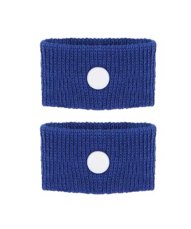 Ymiko Mens Anti Sickness Bands Sickness Bands Girls 1 Pair Anti Nausea Wristbands Motion Sickness Wristbands for Travel Plane Nausea Wristbands (Blue)
