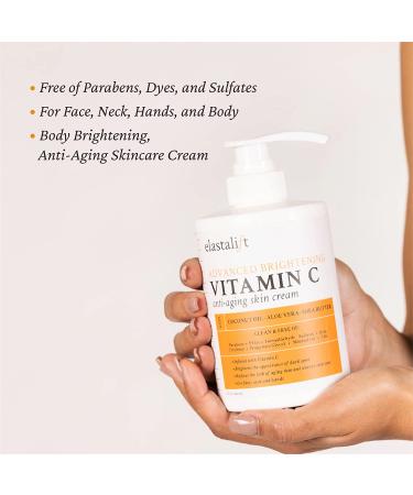 Elastalift Vitamin C Brightening Cream - 15 Oz Moisturizing Face & Body Lotion for Radiant Skin - Buy Online on SooperMarket.com