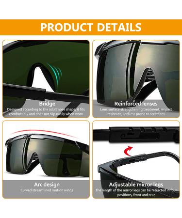 Sunoya Laser Protection Glasses | IPL & UV Safety Glasses | Eye Protection for Hair Removal | Includes Protective Box & Towels - Buy Online on SooperMarket.com