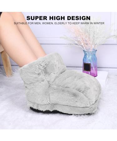 Yuehuamech 5V USB Electric Foot Warmer & Heating Pillow - Soft Fleece Heated Boots & Base Mat for Home/Office Use - Buy Online on SooperMarket.com