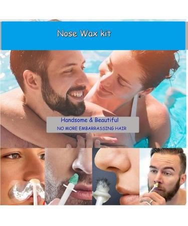 Roseflower Nasal Hair Wax Set - Safe & Pain-Free Hair Removal for Men & Women | 75g Nose Wax 10-15 Uses - Buy Online on SooperMarket.com