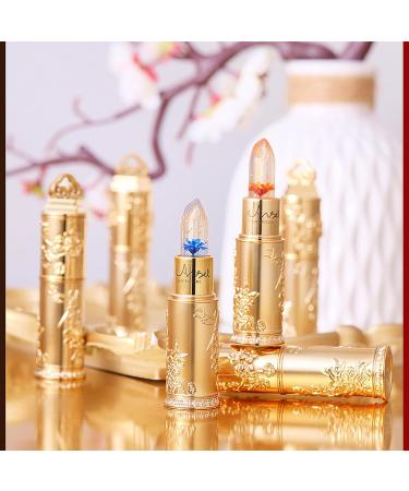 Flower Jelly Lipstick Set - Temperature Change Moisturizer & Color Change Lip Gloss | Long-lasting Nourishing Balm | 3 Shades - Buy Online on SooperMarket.com
