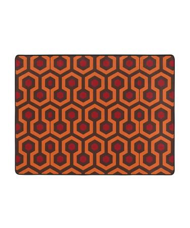Shining Overlook Flannel Non-Slip Floor Mat - Comfortable Lint-Free Relieving Foot Pressure Suitable for Many Occasions Size: 63x48 Inches