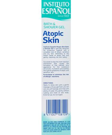 Buy Spanish Institute Atopic Bath & Shower Gel 500ml - Soothing Moisturizer for Sensitive Skin | International Shipping Available - Buy Online on SooperMarket.com