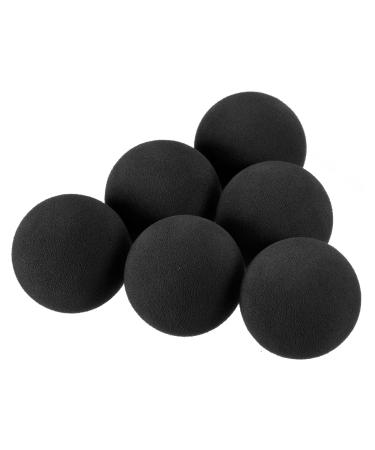 PATIKIL Golf Foam Balls Pack Sponge Exercise Flight Swing Practice for Indoor Training Black